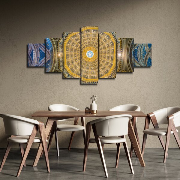 Obraz stropu Sienského kostela (210x100 cm)