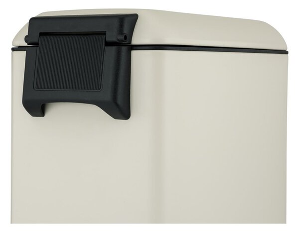 Krémový nášlapný ocelový odpadkový koš 12 l Design – Wenko