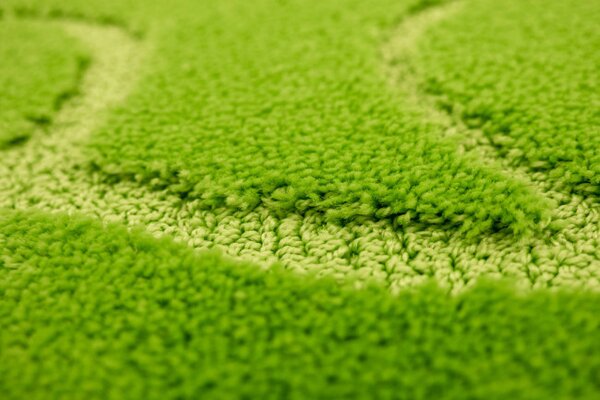Koupelnový kobereček Kobe Light Green světle zelený, linie