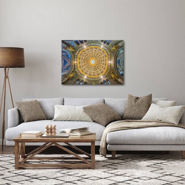 Obraz stropu Sienského kostela (70x50 cm)