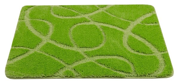 Koupelnový kobereček Kobe Light Green světle zelený, linie