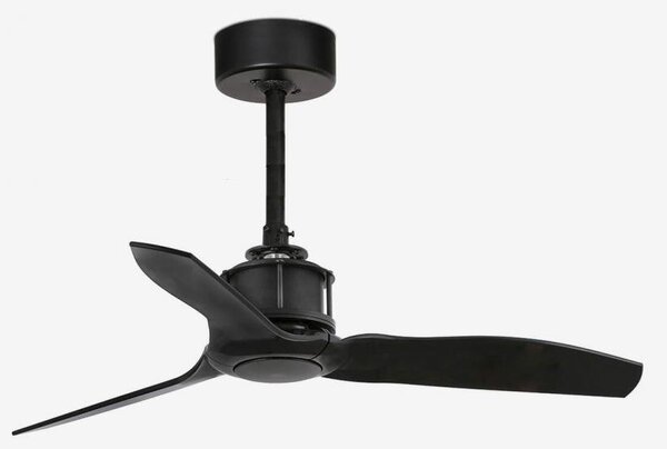 JUST FAN XS, černá, stropní ventilátor s DC motorem 81cm - FARO