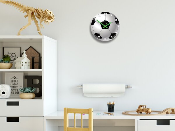 Moderní nástěnné hodiny FOOTBALL (Hodiny na stěnu)