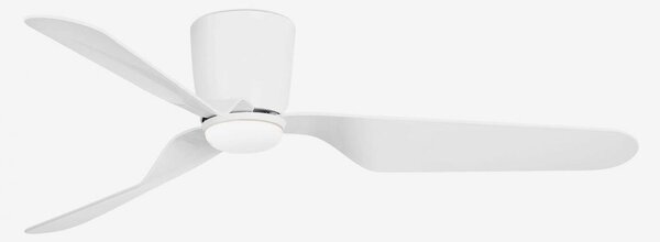PEMBA L LED, bílá, stropní ventilátor s DC motorem - FARO