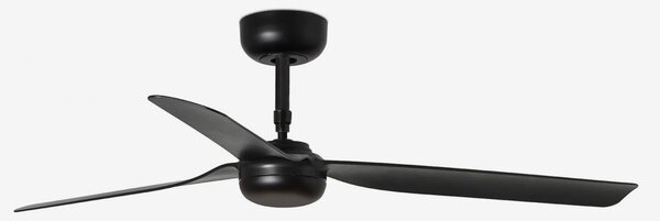 PUNT M, černá, stropní ventilátor s DC motorem - FARO
