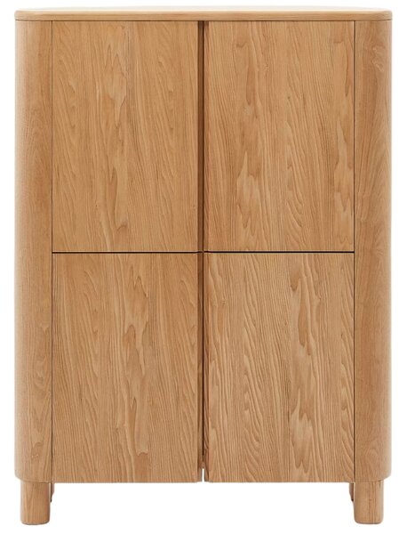 Komoda Kave Home Salaya 100 x 40 cm s dřevěným dekorem