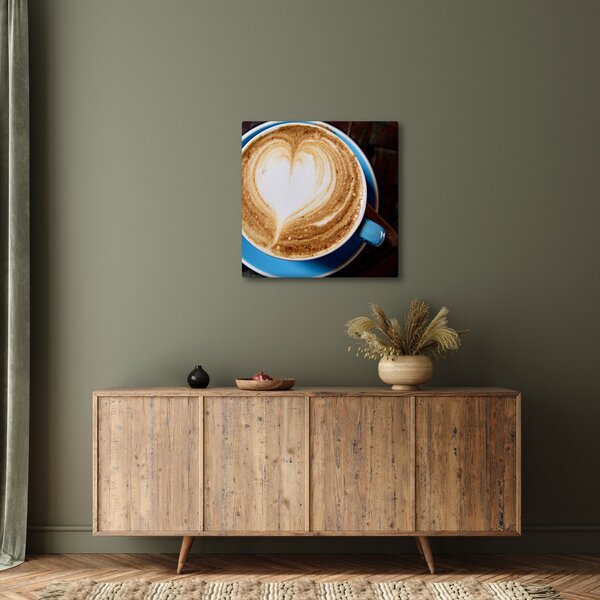 Obraz - Latte Art (30x30 cm)