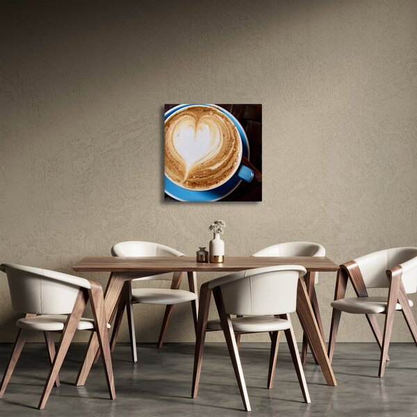 Obraz - Latte Art (30x30 cm)