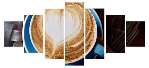 Obraz - Latte Art (210x100 cm)