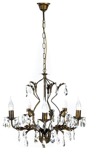 KŘIŠŤÁLOVÉ ZÁVĚSNÉ SVÍTIDLO, 53/100 cm - Online Only svítidla, Online Only
