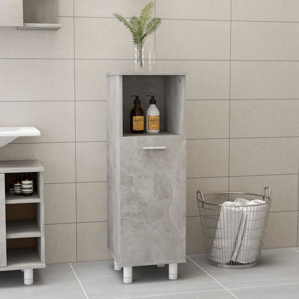 Koupelnová skříňka betonově šedá 30 x 30 x 95 cm dřevotříska