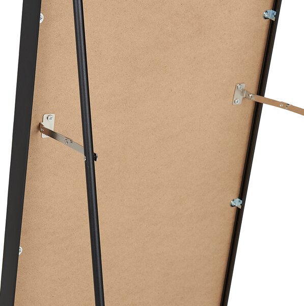 Stojací zrcadlo BAGNOLET 150 cm Kov Černá