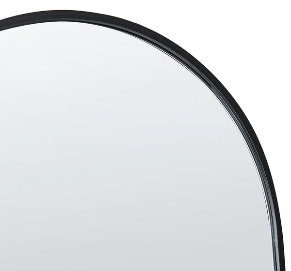 Stojací zrcadlo BAGNOLET 150 cm Kov Černá