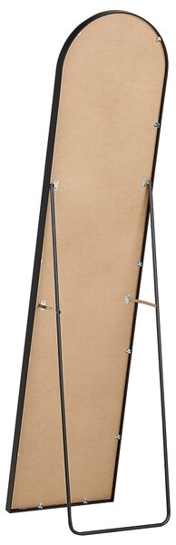 Stojací zrcadlo BAGNOLET 150 cm Kov Černá