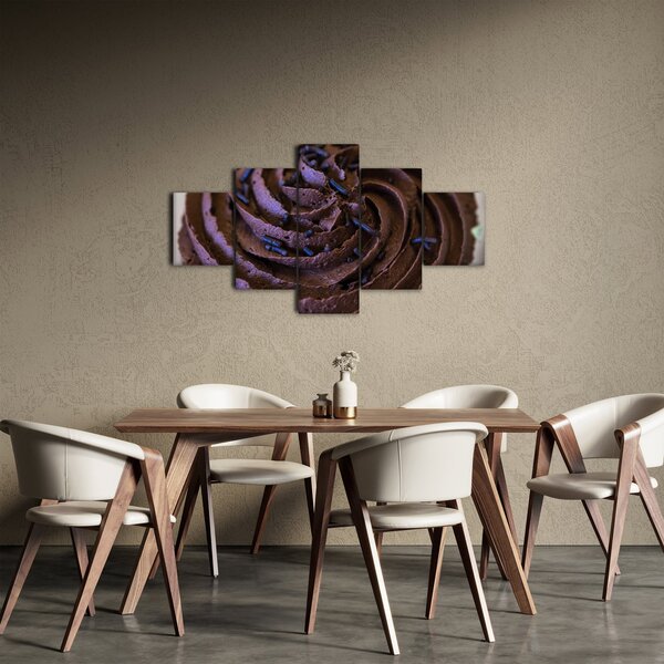 Obraz - Čokoládový cupcake (125x70 cm)