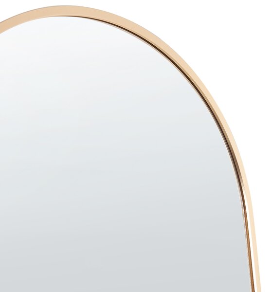 Stojací zrcadlo BAGNOLET 150 cm Kov Zlatá