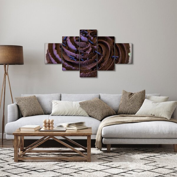 Obraz - Čokoládový cupcake (125x70 cm)