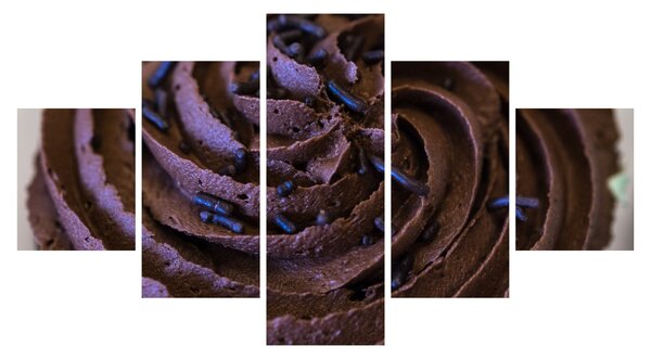 Obraz - Čokoládový cupcake (125x70 cm)