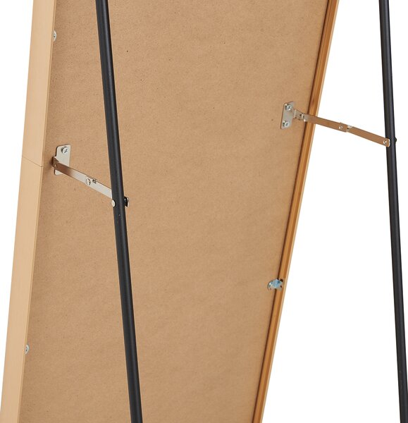 Stojací zrcadlo BAGNOLET 150 cm Kov Zlatá