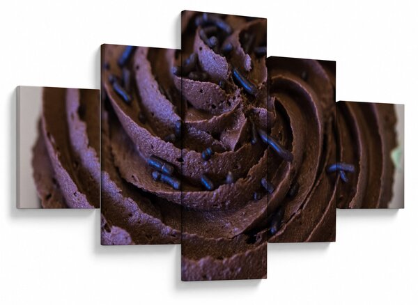 Obraz - Čokoládový cupcake (125x70 cm)