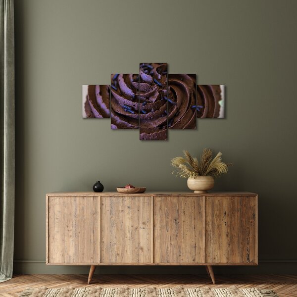 Obraz - Čokoládový cupcake (125x70 cm)