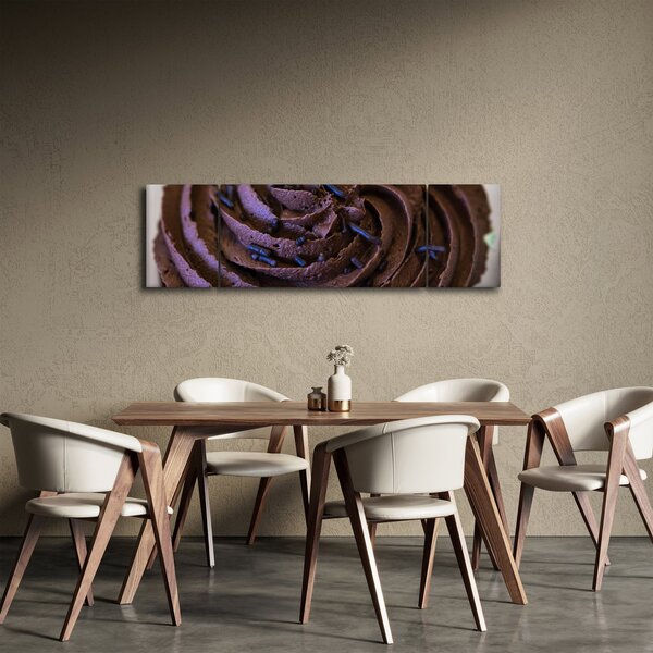 Obraz - Čokoládový cupcake (170x50 cm)