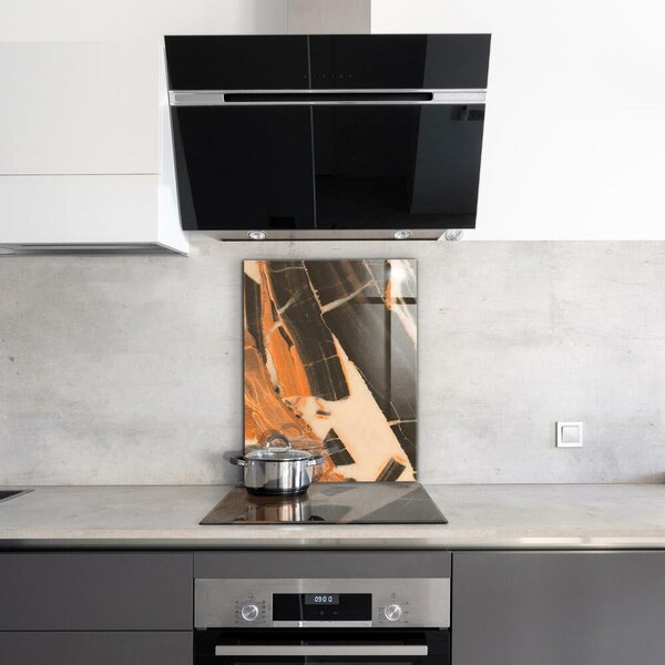 Kuchyňský skleněný panel Složení přírodního kamene