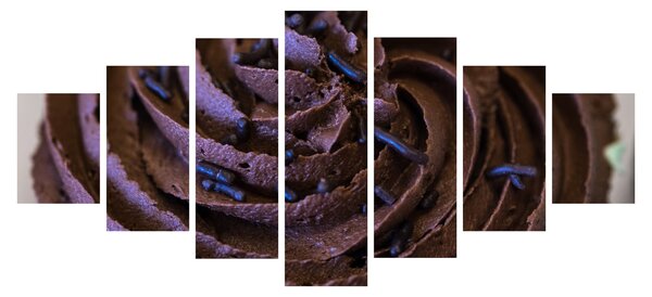 Obraz - Čokoládový cupcake (210x100 cm)
