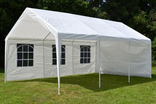 Univerzální párty stan 6×4 m, PE 180 g/m², boční stěny zip