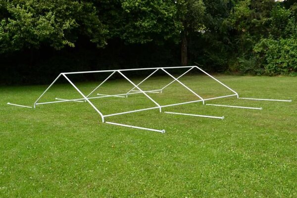 Univerzální párty stan 6×4 m, PE 180 g/m², boční stěny zip