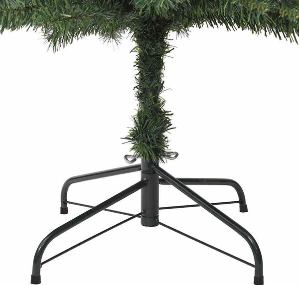 VidaXL Úzký umělý vánoční stromek se stojanem PVC [357684] Barva: Zelená, Velikost: 180 cm