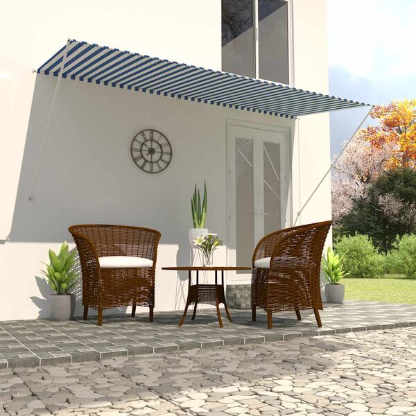 VidaXL Markýza 180 g / m² polyester s PU povlakem [42037109] Barva: antracitová, Velikost: 300 x 150 cm