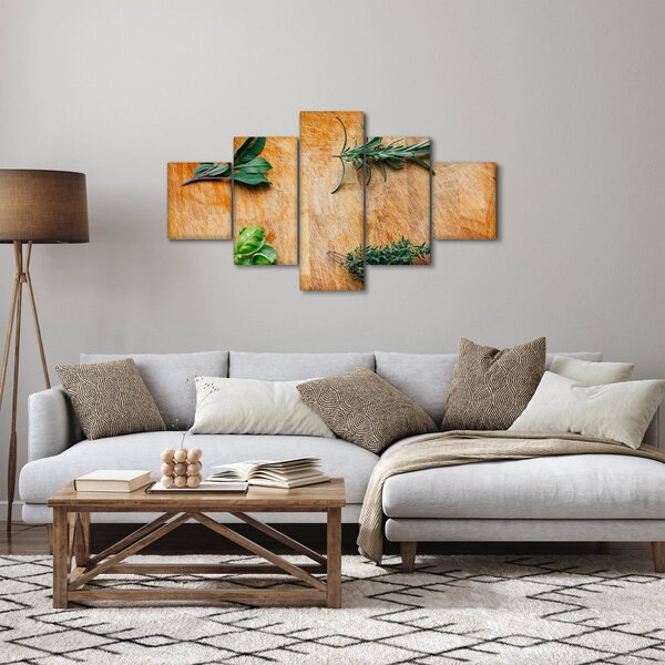 Obraz - Bylinky (125x70 cm)