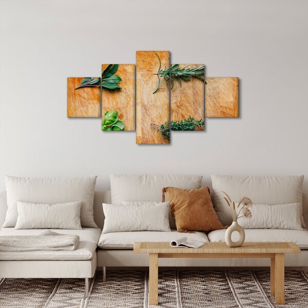 Obraz - Bylinky (125x70 cm)