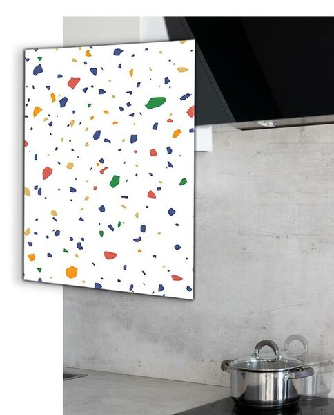 Skleněný panel Terrazzo terrazzo pebbles