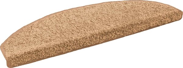 VidaXL Schodové rohože 15 ks , půlkulaté, velké [42038663] Barva: zlatá, Velikost: 56 x 17 x 3 cm