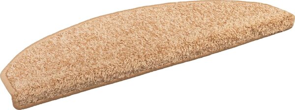 VidaXL Schodové rohože 15 ks , půlkulaté, velké [42038663] Barva: zlatá, Velikost: 56 x 17 x 3 cm