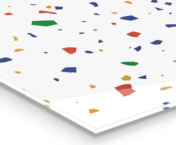 Skleněný panel Terrazzo terrazzo pebbles
