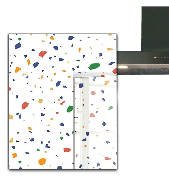 Skleněný panel Terrazzo terrazzo pebbles