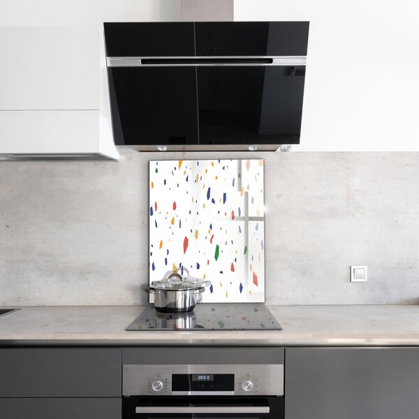 Skleněný panel Terrazzo terrazzo pebbles