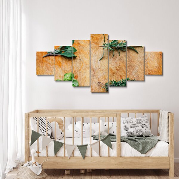 Obraz - Bylinky (210x100 cm)