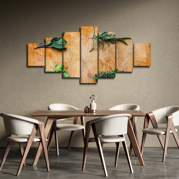 Obraz - Bylinky (210x100 cm)