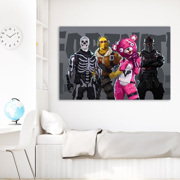 Obraz na plátně Videohra Fortnite - Nikita Abakumov Rozměry: 60 x 40 cm