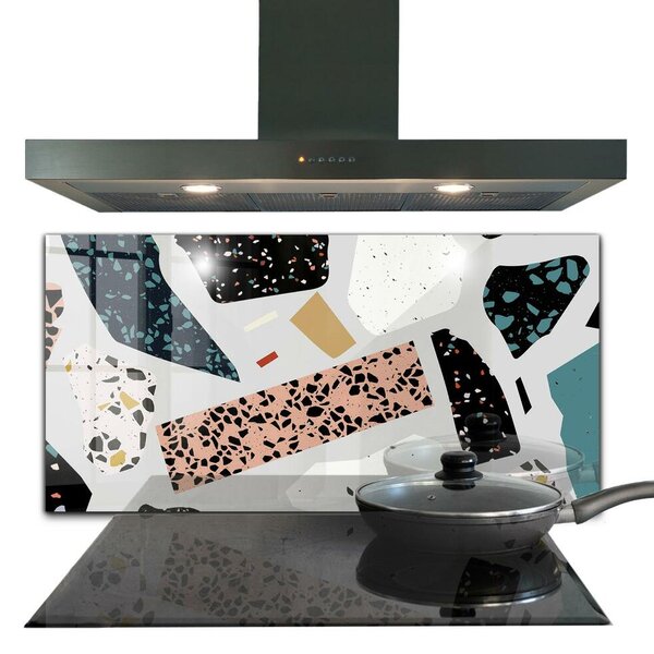 Skleněný panel Terrazzo terrazzo granit