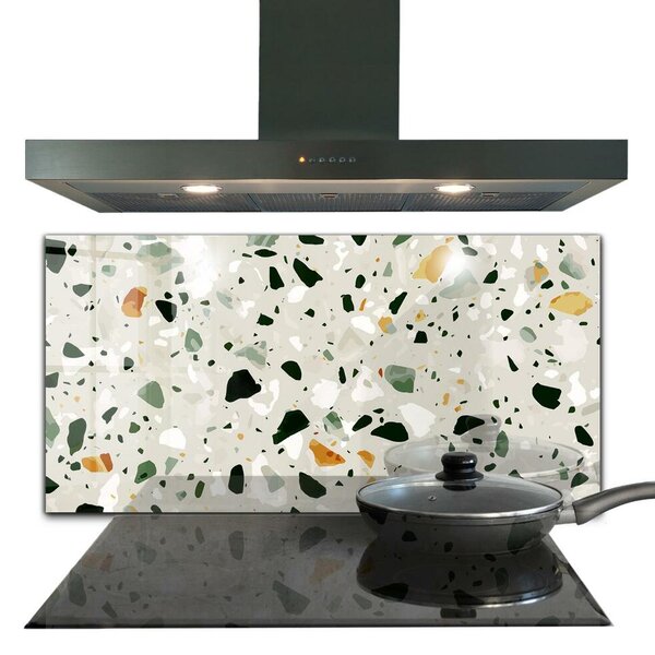 Skleněný panel Přírodní kámen terrazzo