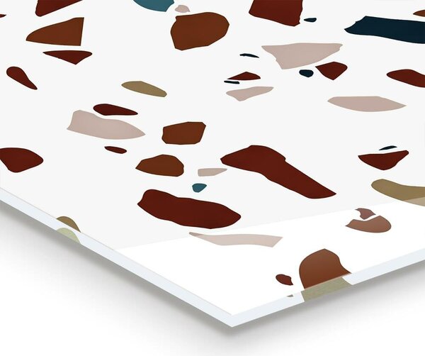 Skleněný panel Kámen terrazzo