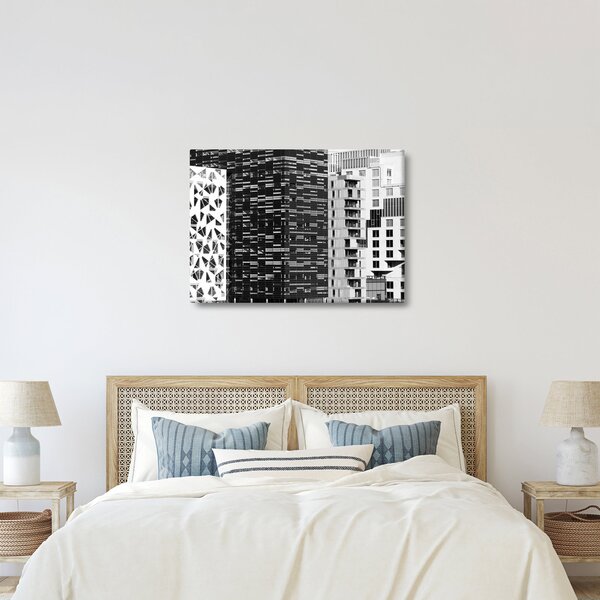 Obraz černobílé architektury (70x50 cm)