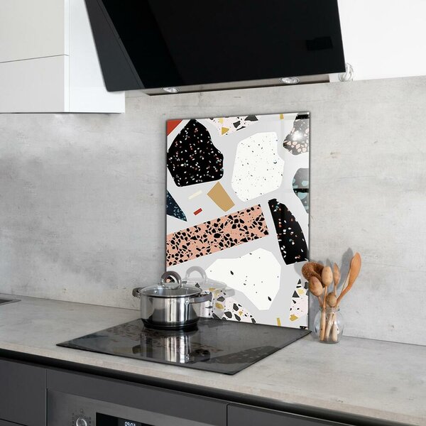 Skleněný panel Terrazzo terrazzo granit