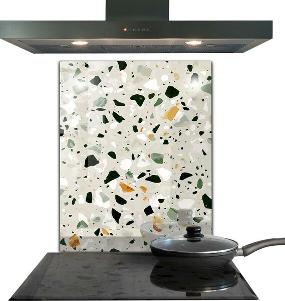Skleněný panel Přírodní kámen terrazzo