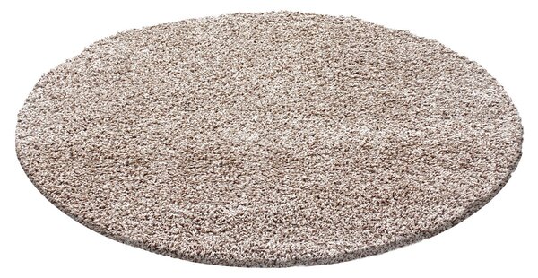 Ayyildiz Kusový koberec DREAM 4000, kulatý, Béžová Rozměr koberce: 80 cm KRUH